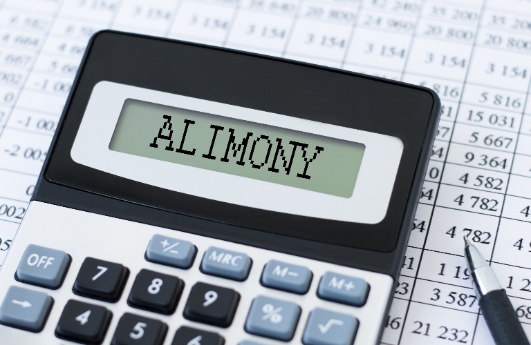 Calculator with text alimony