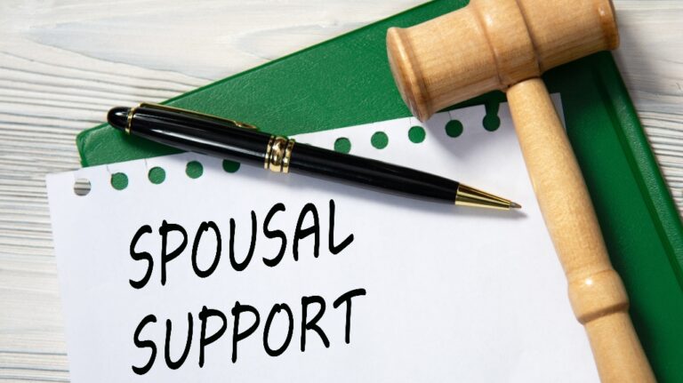 Spousal Support and judge's gavel